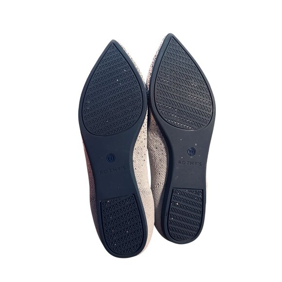 Rothy's Points Pearl Metallic Retired Size 8 - Picture 5 of 5